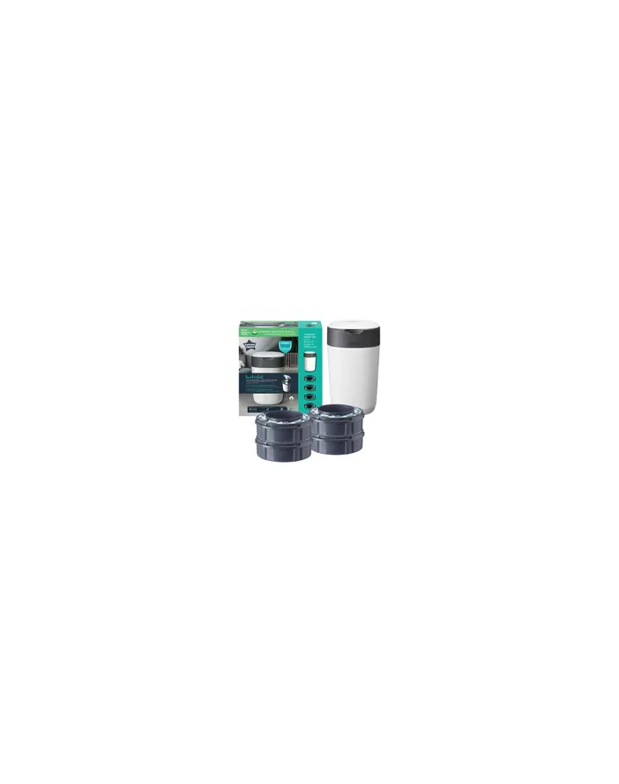 Tommee Tippee Zestaw Kosz Sangenic Twist & Click + 4 Uniwersalne Wkłady główny