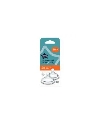 Tommee Tippee Smoczek Do Butelki Antykolkowy Plus 2Szt. (Szybki) 212245