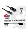 Club 3D DisplayPort - HDMI 0.19m Czarny (CAC-1080) - nr 56