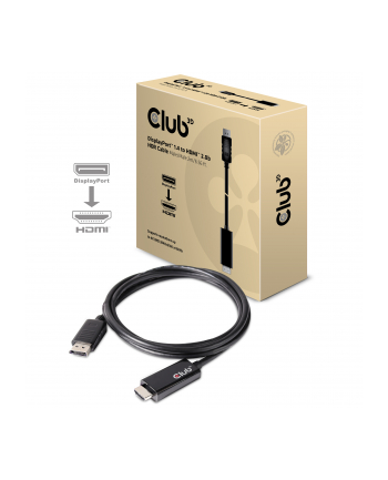 Club 3D Kabel Club 3D Club3D Kabel DisplayPort > HDMI 2.0b HDR 4K60Hz aktiv 2m retail (CAC1082)