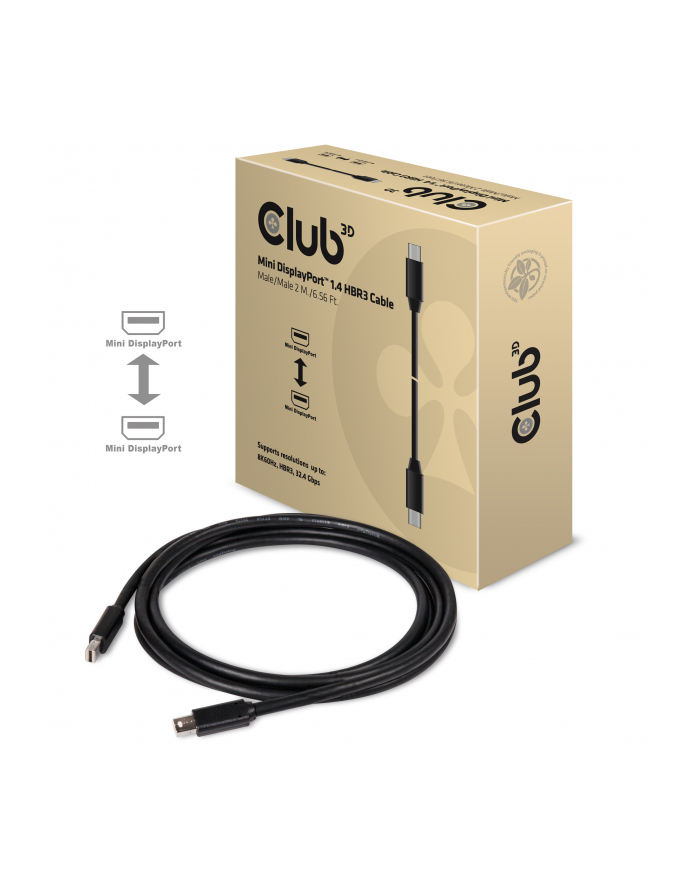 Club 3D mini DisplayPort/mini DisplayPort 2m (CAC1164) główny