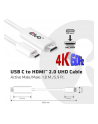 Club 3D USB HDMI 1.8m Biały (CAC-1514) - nr 20