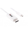Club 3D USB C - DisplayPort (M/Ż) Biały 1.2m (CAC-1517) - nr 1