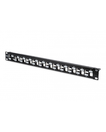 Assmann Patch panel 24 porty czarny (DN91412)