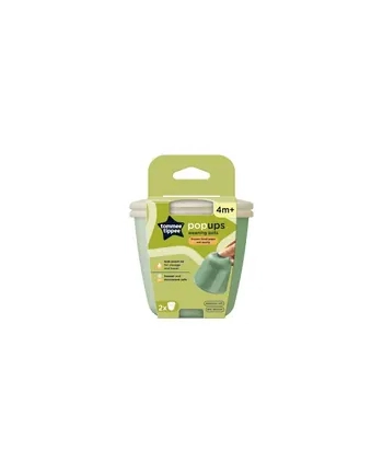 Tommee Tippee Pojemniki Na Pokarm Z Miękką Podstawą 4M+ 465023