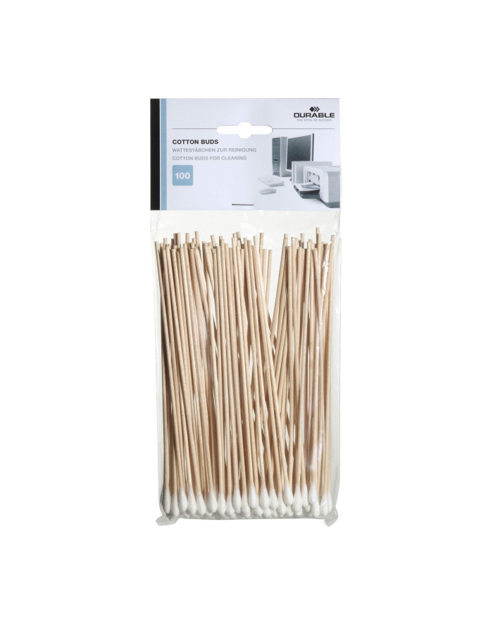 Durable Cotton Buds 100 Patyczków Do Czyszczenia Urządzeń Biurowych główny