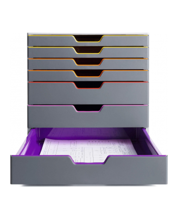 Durable Pojemnik Na Dokumenty 7Szuflad Varicolor