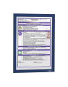 Durable Samoprzylepna Ramka Duraframe Informacyjna A4 Granatowa - nr 21