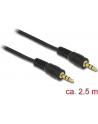 Delock Kabel Jack 3.5Mm 2.5M ,Czarny - nr 14