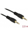 Delock Kabel Jack 3.5Mm 2.5M ,Czarny - nr 20