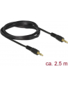 Delock Kabel Jack 3.5Mm 2.5M ,Czarny - nr 21