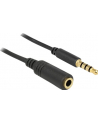 Delock Kabel Przedłużacz 3.5Mm Jack Czarny 1M (84666) - nr 7