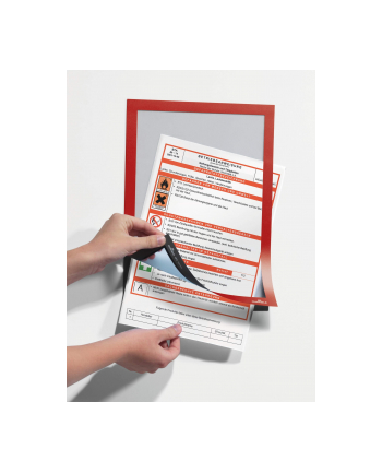 DURABLE RAMKA SAMOPRZYLEPNA CZERWONA DURAFRAME A4 1 SZT. ERGOPOINT.COM.PL OD 350 ZŁ WYSYŁKA FREE!