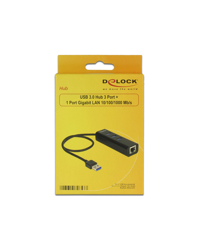 Delock USB 3.0 Gigabit LAN (62653) główny