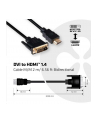 Kabel Club 3D DVI HDMI 2 Czarny (CAC-1210) - nr 11