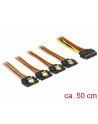 Delock 4x 15Pin SATA 1x 15Pin SATA 50cm (60158) - nr 5