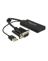 Delock Adapter AV VGA + Audio na HDMI Czarny (62668) - nr 13