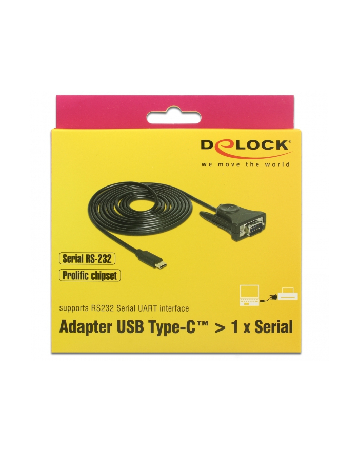 Delock Kabel USB Delock Type-C - DB9 RS232 (62964) główny