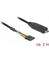 DELOCK  USB/C 2.0 ST > TTL 5.0V 6PIN 2.0M (63947) - nr 11