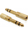 Delock Adapter AV 65361 Adapter 3.5 - 6.3mm Złoty (65361) - nr 11