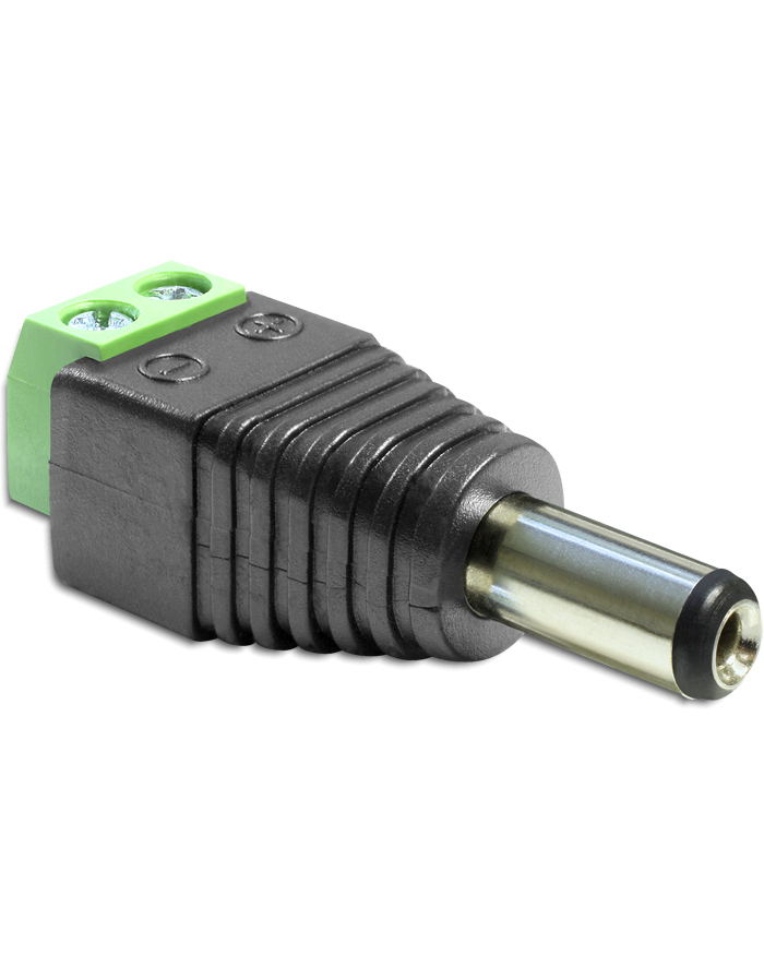 Delock Adapter DC 2.1 x 5.5 mm męski - Terminal Block 2 pin (65396) główny