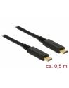 Delock Kabel USB Delock USB 3.1 Gen2 C > C 3A 0.5m (83042) - nr 2