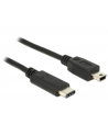 Delock USB C-miniUSB M/M 0,5m Czarny (83335) - nr 2