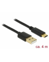 Delock Kabel USB Delock USB 2.0 A > C 4.0m (83669) - nr 2