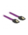 Delock Premium SATA DATA III Metalowe Zatrzaski 50 cm Fioletowy (83691) - nr 9