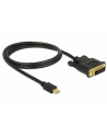 Delock Mini DisplayPort DVI 1m Czarny (83988) - nr 3