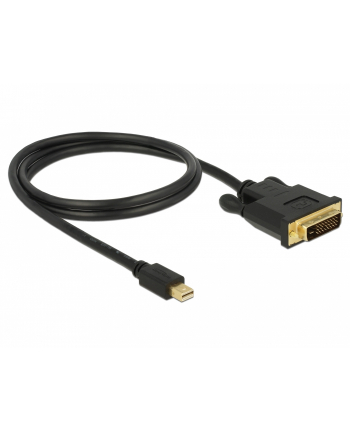 Delock Mini DisplayPort DVI 1m Czarny (83988)