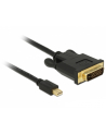 Delock Mini DisplayPort DVI 1m Czarny (83988) - nr 4