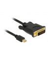 Delock Mini DisplayPort DVI 1m Czarny (83988) - nr 5