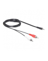 Delock Minijack 3.5 RCA (Cinch) x2 5m Czarny (84212) - nr 5