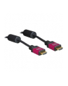 HDMI-Kabel przyłączeniowy złącze męskie HDMI do złącze męskie HDMI Czerwony, Czarny (43619843350) - nr 2
