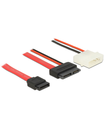 Delock Slim SATA 13pin - SATA 7pin +2pin Molex 0.50m (84790)