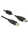 Delock Kabel USB Delock Typ B, 2m, czarny (84897) - nr 1