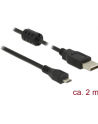 DELOCK KABEL USB   AM-BM 2.0 2M +FERRYT (84903)  (84903) - nr 8