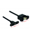 Delock Kabel USB Micro B - USB A 0.25m Czarny (85109) - nr 14