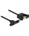 Delock Kabel USB Micro B - USB A 0.25m Czarny (85109) - nr 15