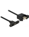 Delock Kabel USB Micro B - USB A 0.25m Czarny (85109) - nr 16