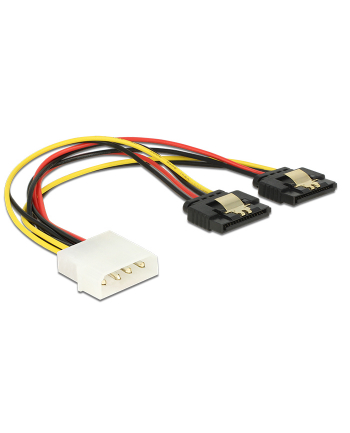 Delock Adapter molex-2xSATA 15 pin 0,2m (85237)