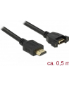 Delock HDMI - HDMI 0.5m Czarny (85463) - nr 11