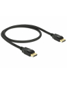 Kabel Delock DisplayPort - DisplayPort 0.5 Czarny (85506) - nr 1
