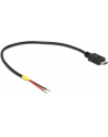 Delock Kabel USB Mikro-B St -- 2x offene Kabelenden Strom 0.2m (85541) - nr 7