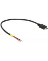 Delock Kabel USB Mikro-B St -- 2x offene Kabelenden Strom 0.2m (85541) - nr 9