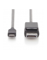 Digitus Kabel USB Digitus USB-C DisplayPort, 2m, Czarny (AK-300333-020-S) (AK300333020S) - nr 3