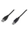 Kabel USB Digitus DIGITUS USB 2.0 Anschlusskabel, Typ A - B St/St 5.0m, sw - nr 1