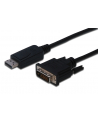 Digitus DisplayPort-DVI 2m Czarny (DB340301020S) - nr 1