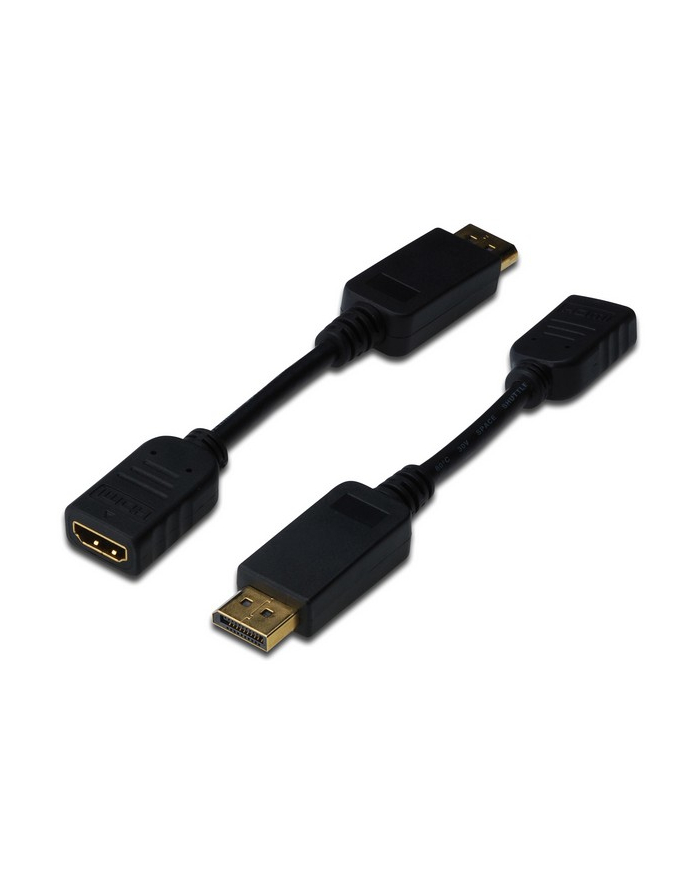 Digitus DisplayPort HDMI 0.15m Czarny (DB-340400-001-S) główny